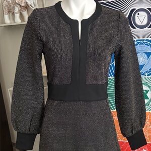 Chic Black Long Sleeve Dress